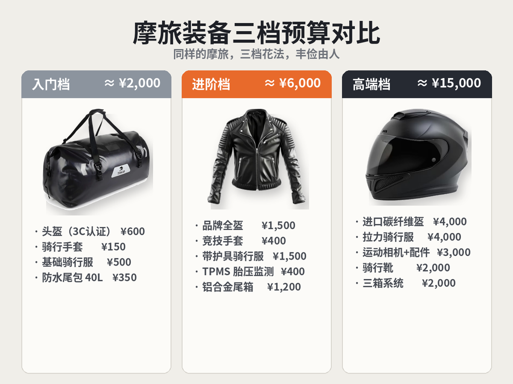 一套摩旅装备大概要多少钱?一览表